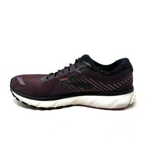 Brooks Ghost 12 Womens Size 11.5 Purple Black Running Shoes Sneakers 1203051B063